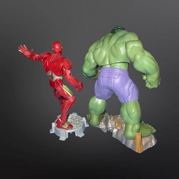 Incedible Hulk 6” & Iron Man 5” Playmation Marvel Hasbro Action Figures B4 - Picture 7 of 10